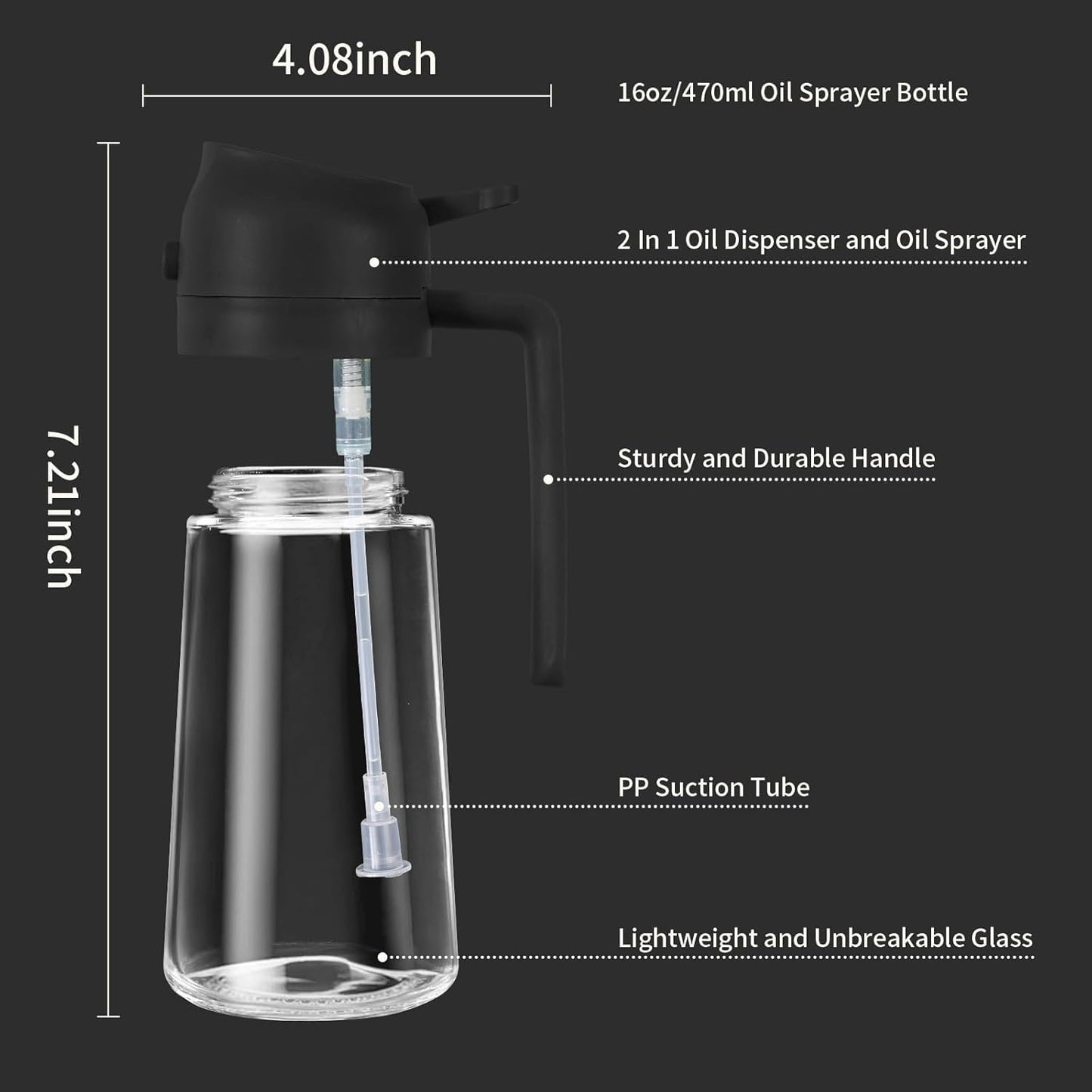 2-in-1 Spray Oil Bottle